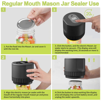 FreshLock Vacuum Jar Sealer